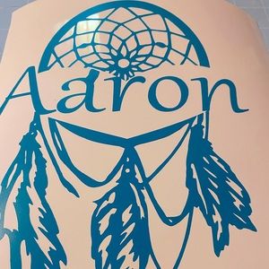 Custom dream catcher decal.